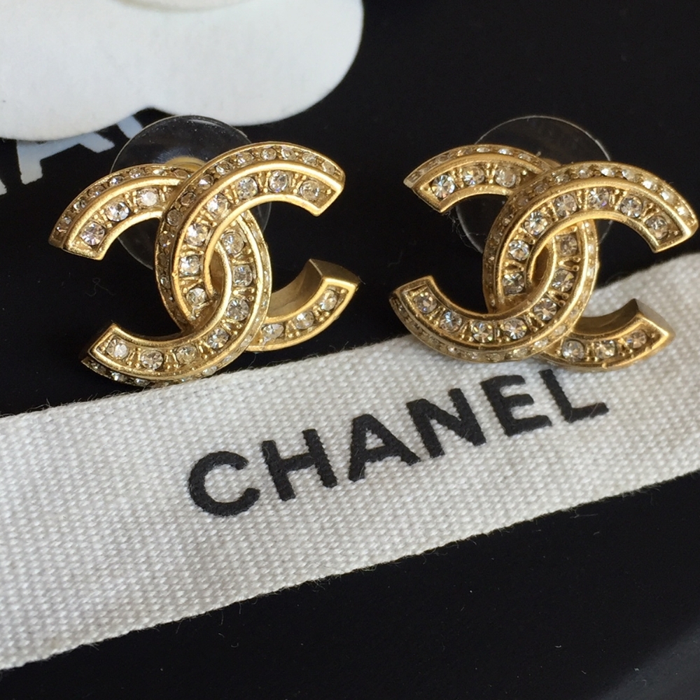 Vintage Authentic Chanel Earrings